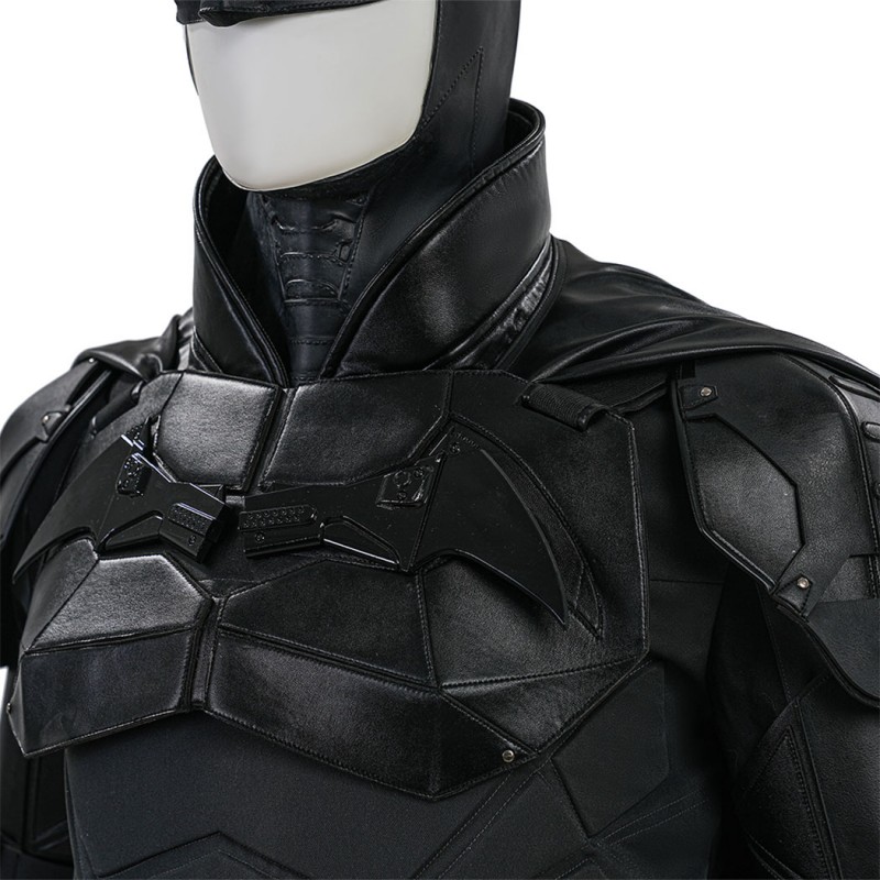 Bruce Wayne Cosplay Costume Black New Suit by Robert Pattinson