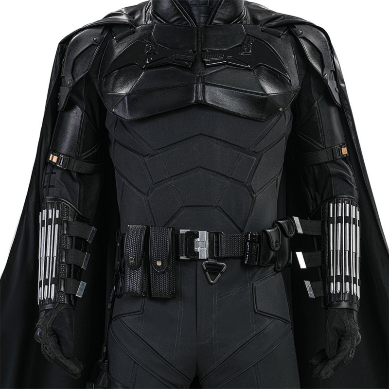 Bruce Wayne Cosplay Costume Black New Suit by Robert Pattinson