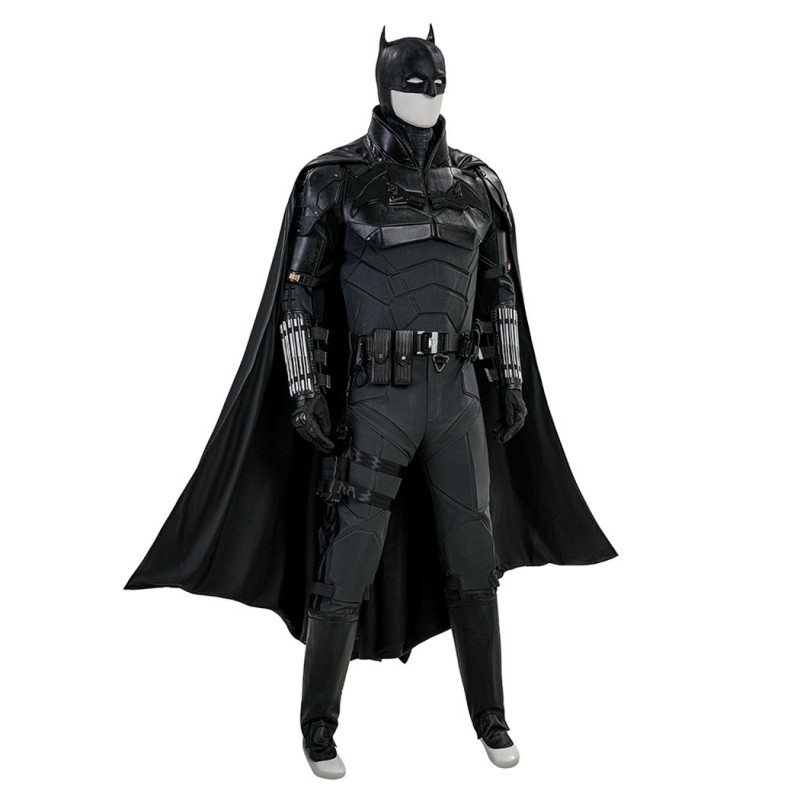 Bruce Wayne Cosplay Costume Black New Suit by Robert Pattinson