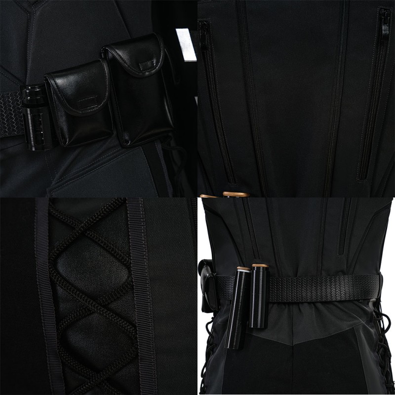 Bruce Wayne Cosplay Costume Black New Suit by Robert Pattinson