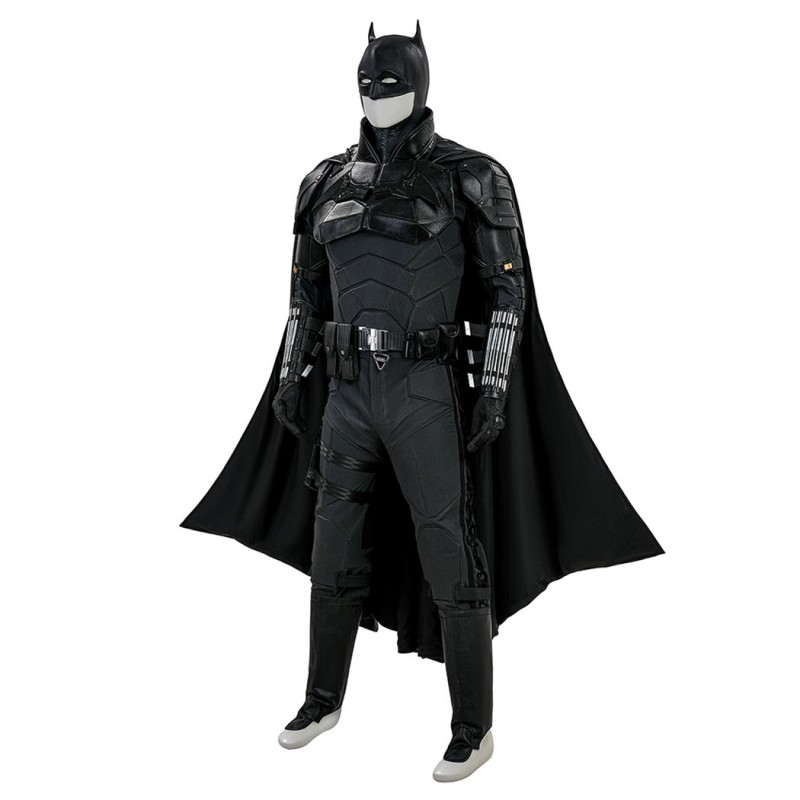Bruce Wayne Cosplay Costume Black New Suit by Robert Pattinson