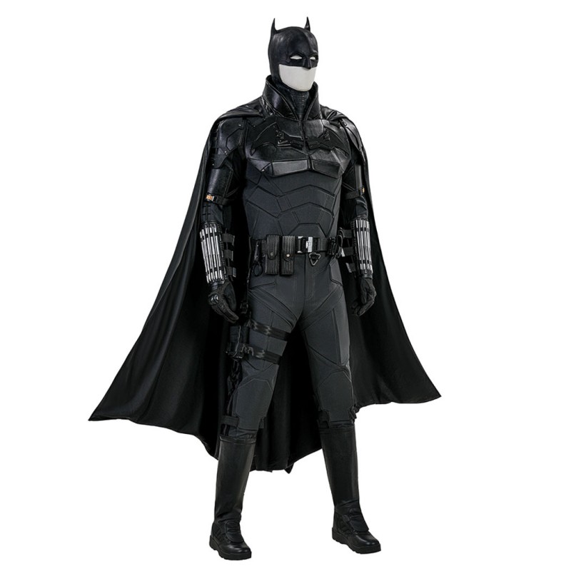 Bruce Wayne Cosplay Costume Black New Suit by Robert Pattinson