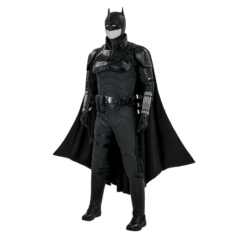 Bruce Wayne Cosplay Costume Black New Suit by Robert Pattinson