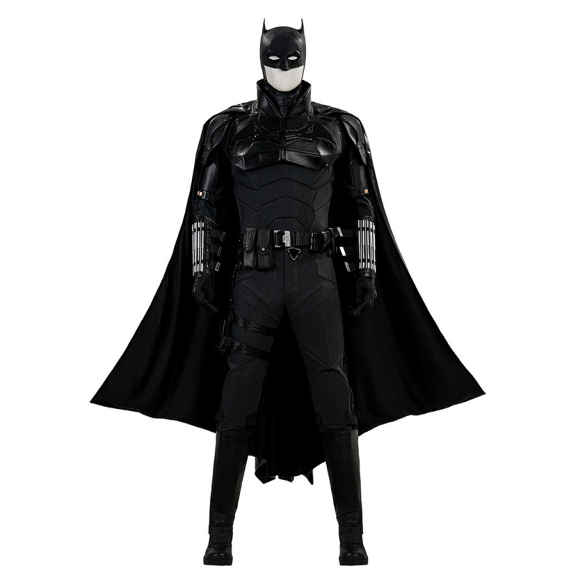Bruce Wayne Cosplay Costume Black New Suit by Robert Pattinson