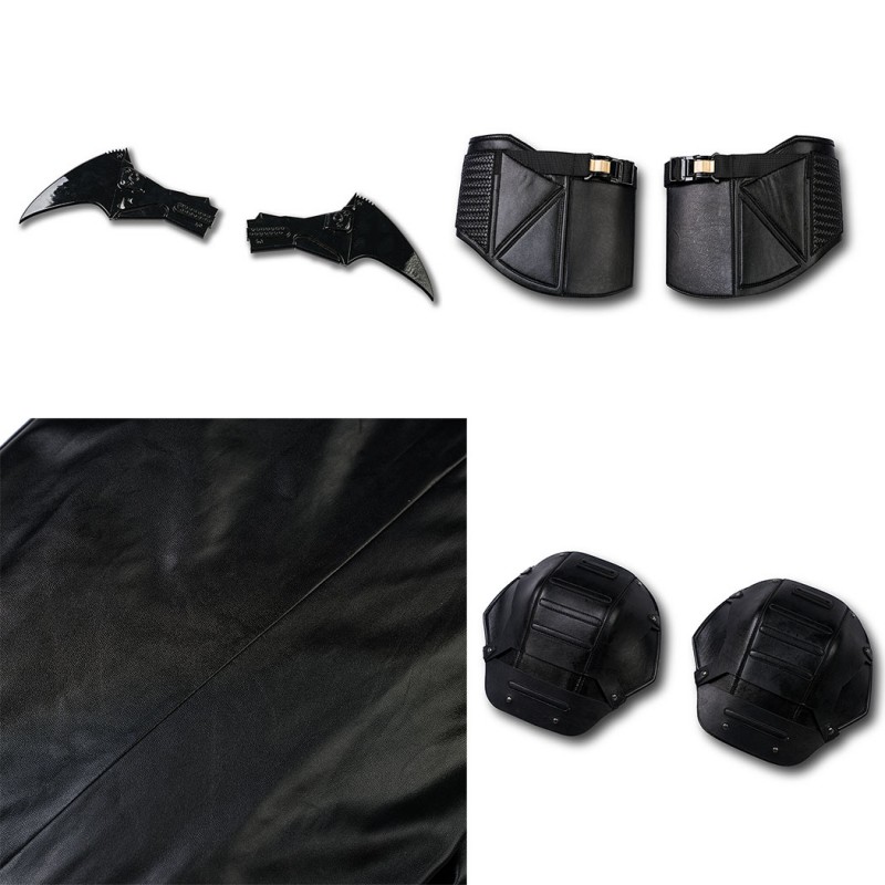 Bruce Wayne Cosplay Costume Black New Suit by Robert Pattinson