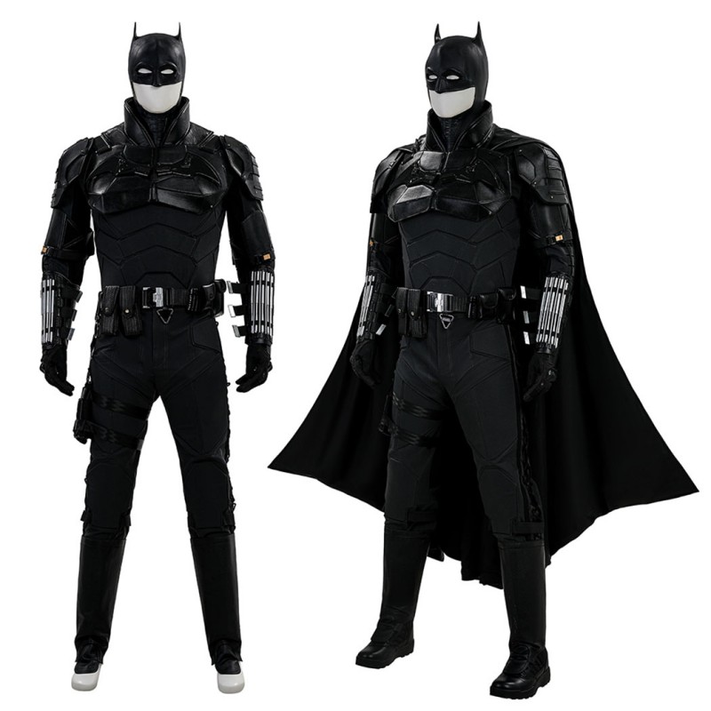 Bruce Wayne Cosplay Costume Black New Suit by Robert Pattinson