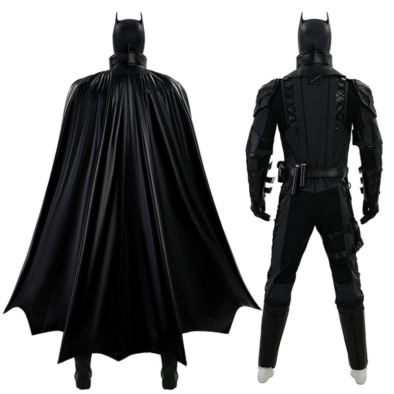 Bruce Wayne Cosplay Costume Black New Suit by Robert Pattinson