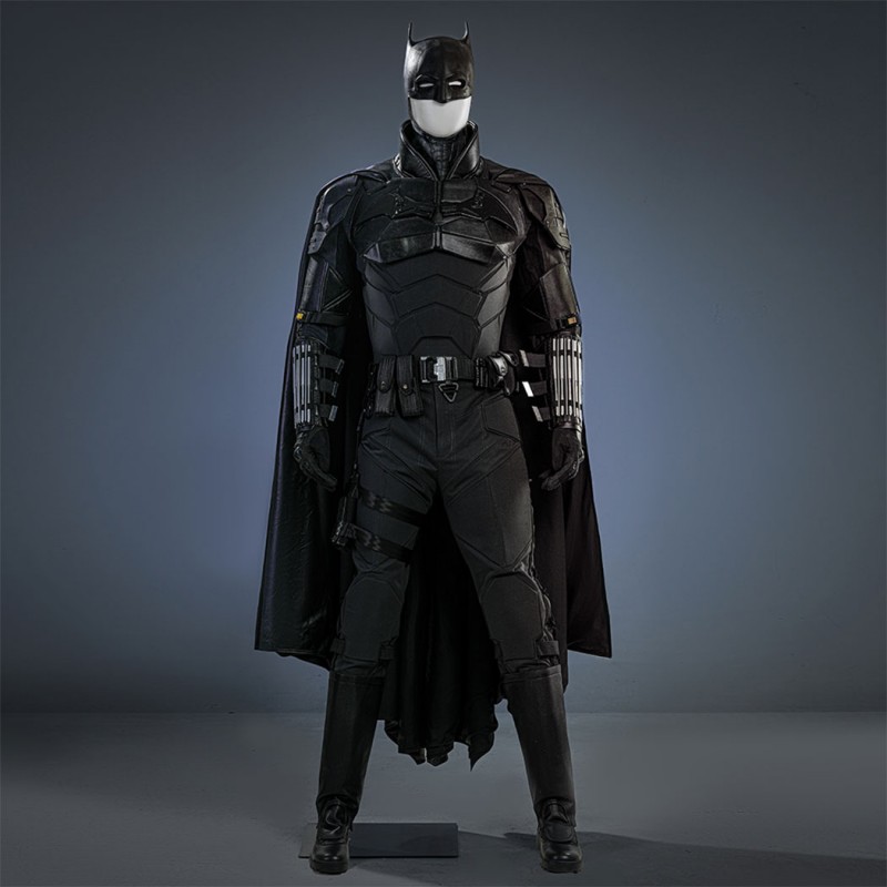 Bruce Wayne Cosplay Costume Black New Suit by Robert Pattinson