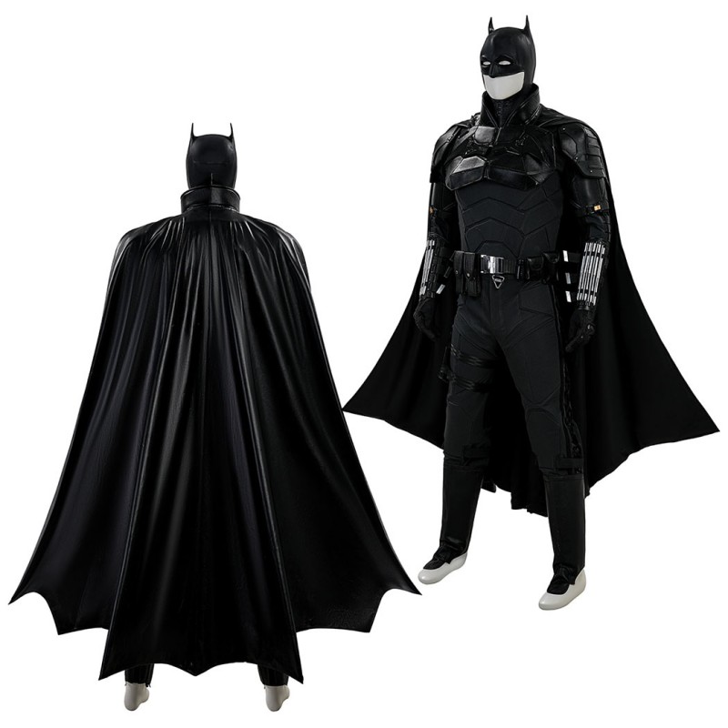 Bruce Wayne Cosplay Costume Black New Suit by Robert Pattinson