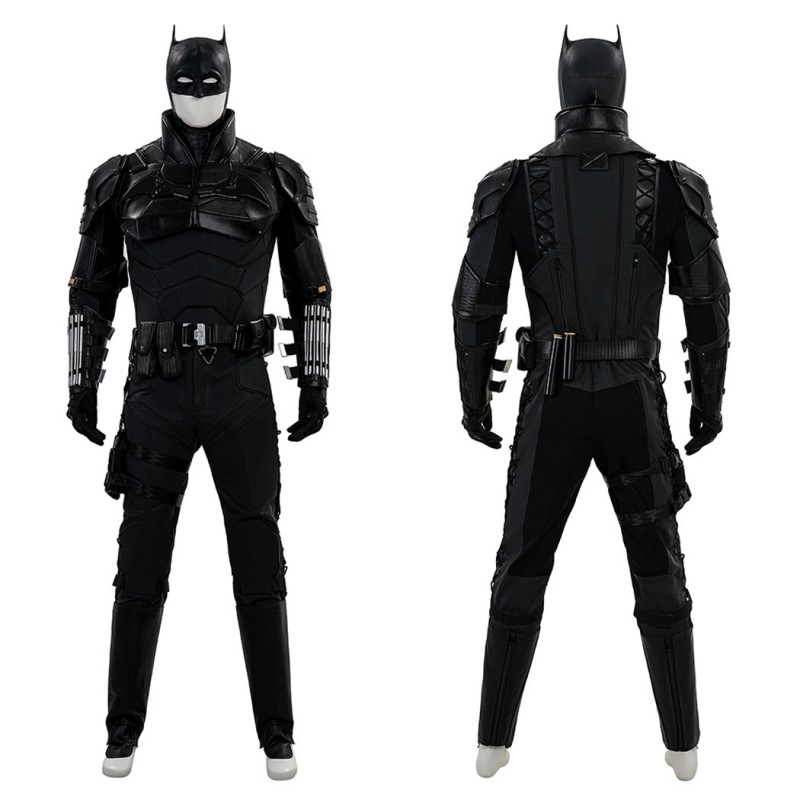 Bruce Wayne Cosplay Costume Black New Suit by Robert Pattinson