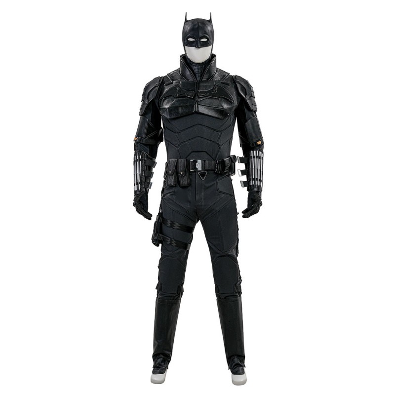 Bruce Wayne Cosplay Costume Black New Suit by Robert Pattinson