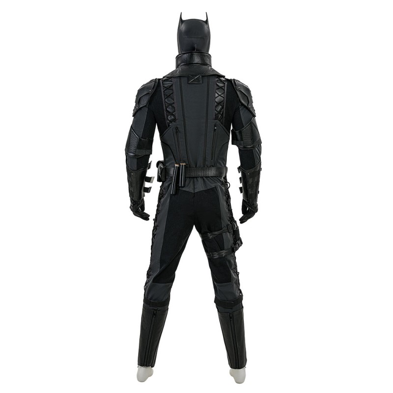 Bruce Wayne Cosplay Costume Black New Suit by Robert Pattinson