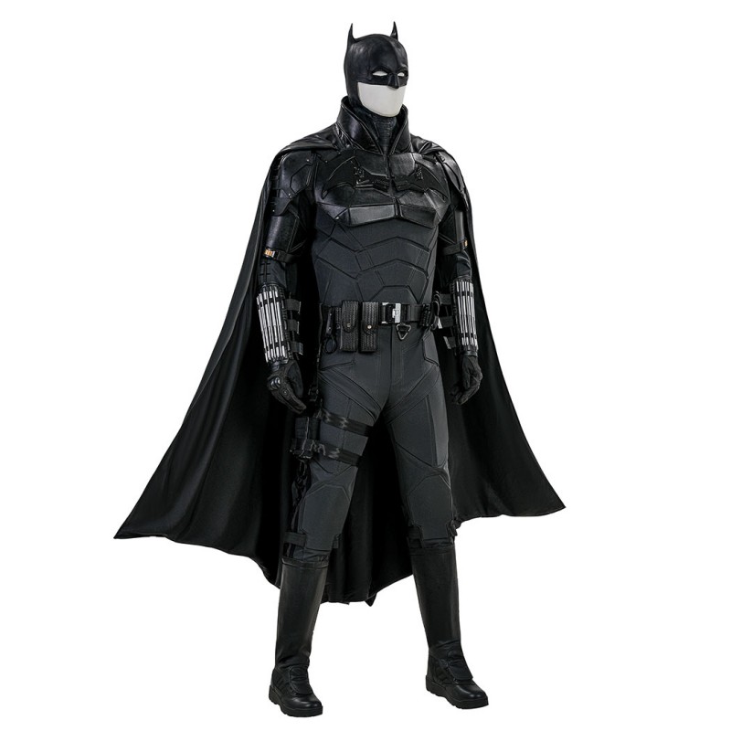 Bruce Wayne Cosplay Costume Black New Suit by Robert Pattinson
