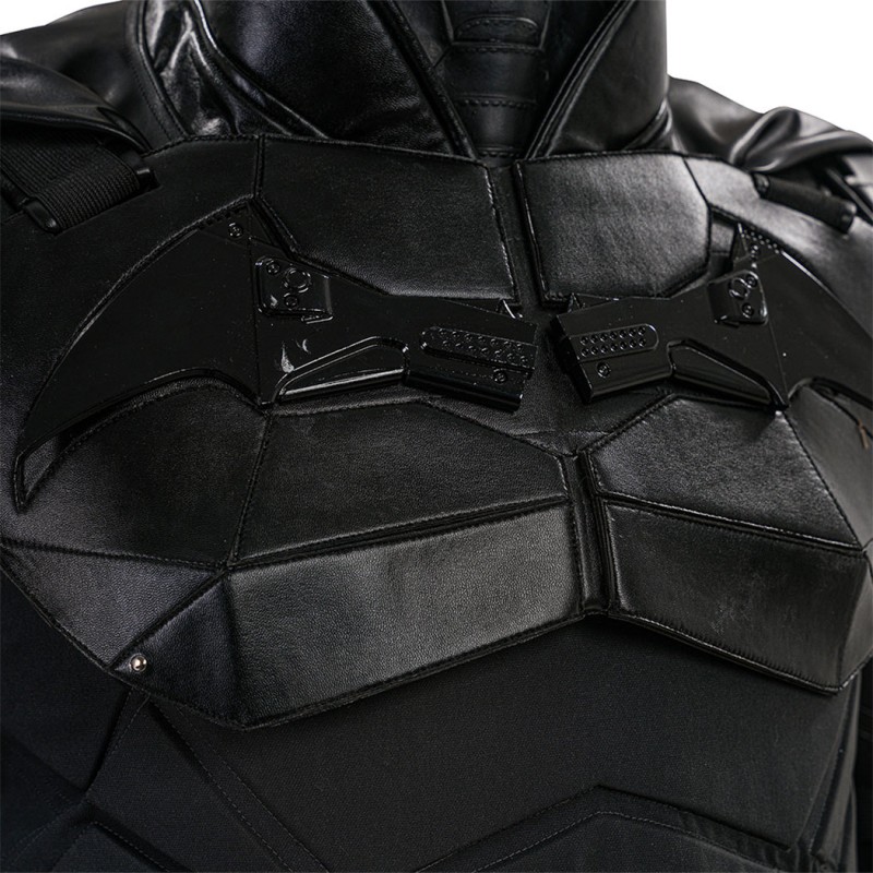 Bruce Wayne Cosplay Costume Black New Suit by Robert Pattinson
