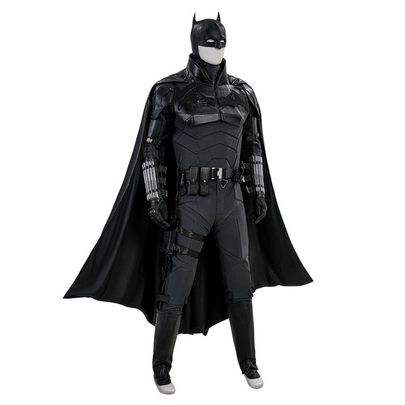 Bruce Wayne Cosplay Costume Black New Suit by Robert Pattinson