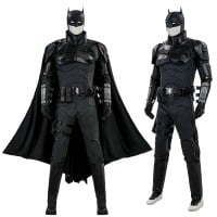 Bruce Wayne Cosplay Costume Black New Suit by Robert Pattinson