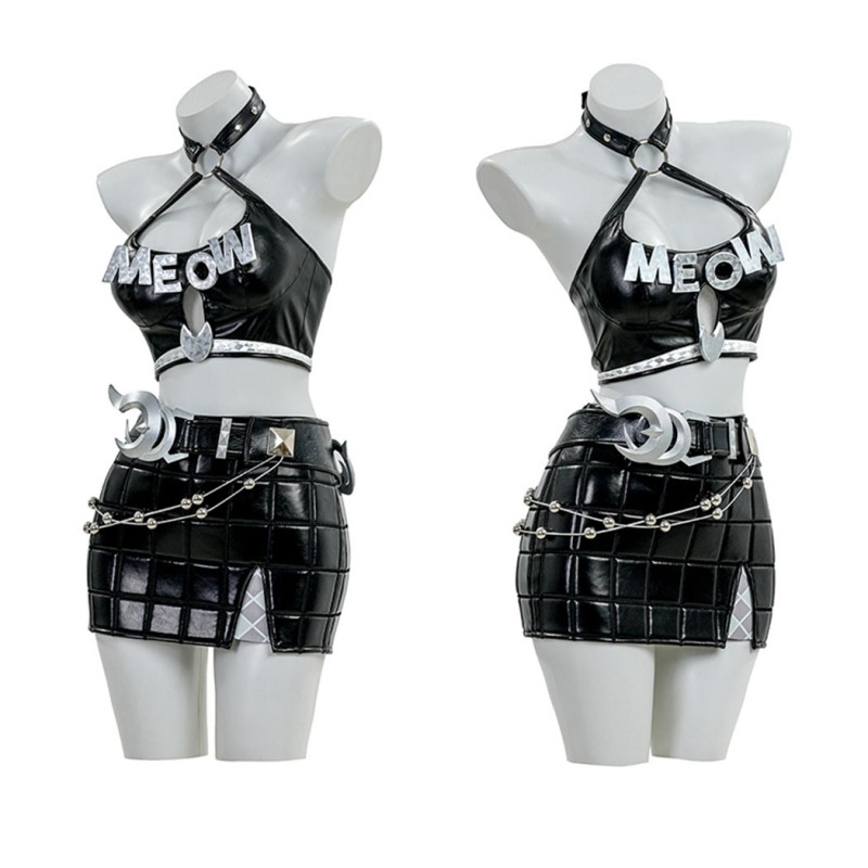Marvel Rivals Black Cat Costume Felicia Hardy Halloween Outfit Adult Cosplay Suit