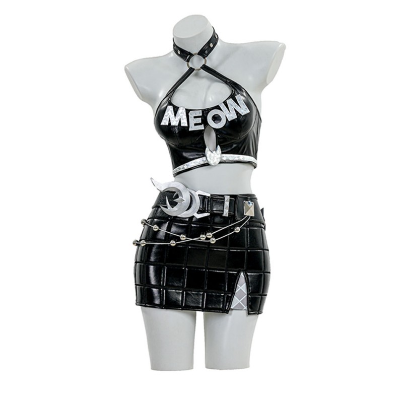 Marvel Rivals Black Cat Costume Felicia Hardy Halloween Outfit Adult Cosplay Suit