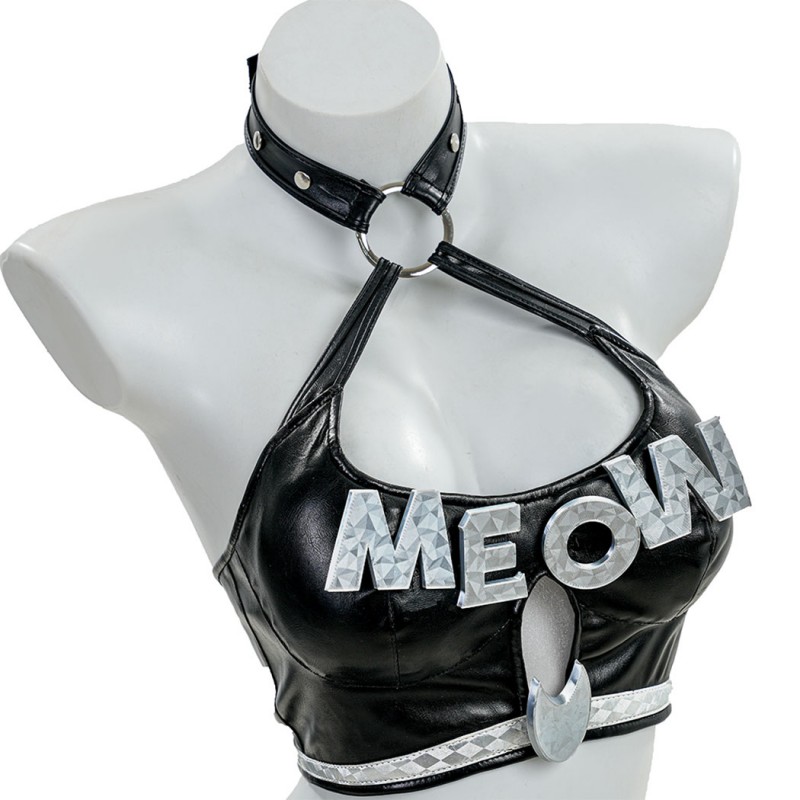 Marvel Rivals Black Cat Costume Felicia Hardy Halloween Outfit Adult Cosplay Suit