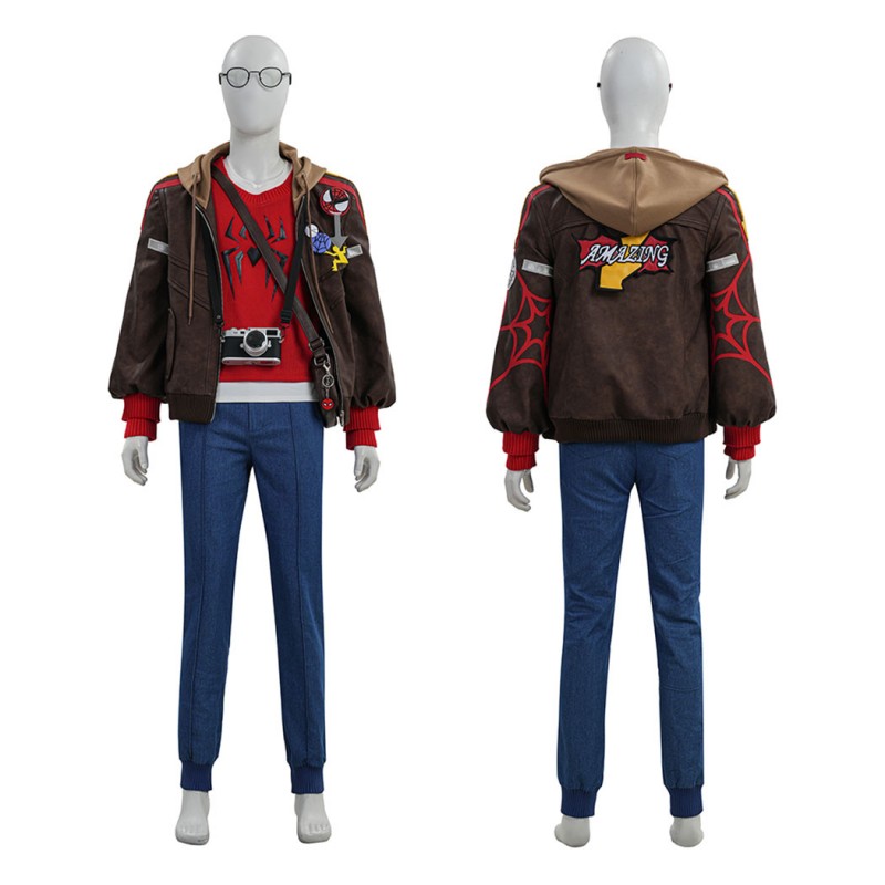Marvel Rivals Peter Parker The Photographer Cosplay Costume Spider-Man Suit for Adults