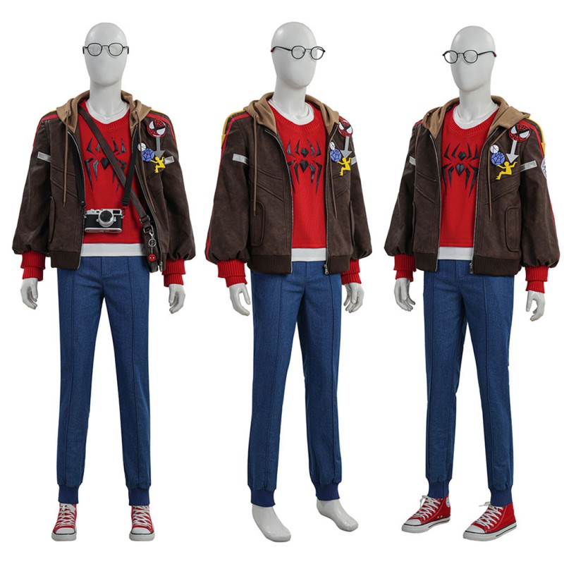 Marvel Rivals Peter Parker The Photographer Cosplay Costume Spider-Man Suit for Adults