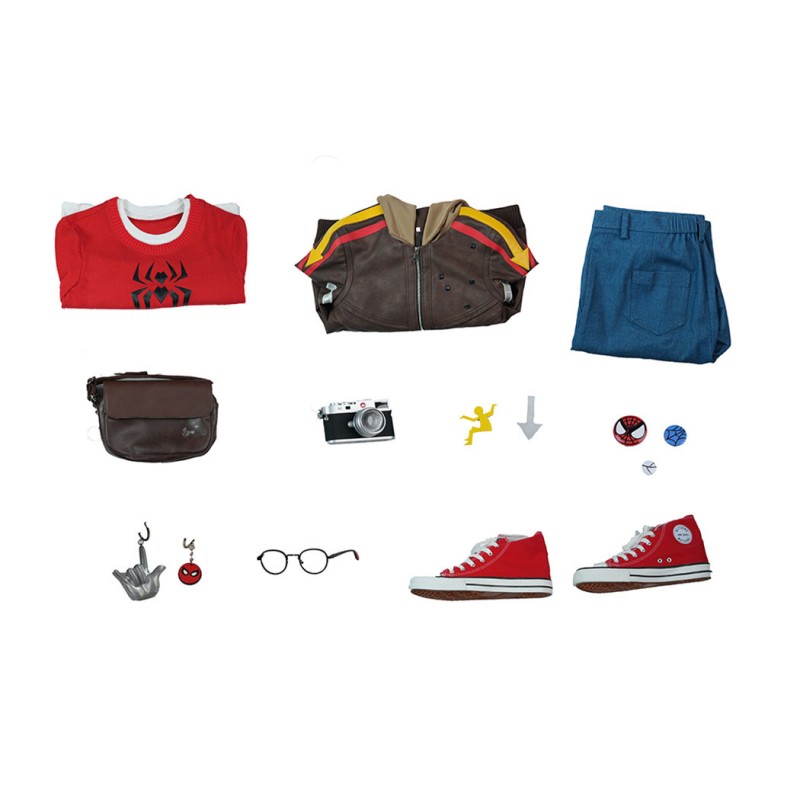 Marvel Rivals Peter Parker The Photographer Cosplay Costume Spider-Man Suit for Adults