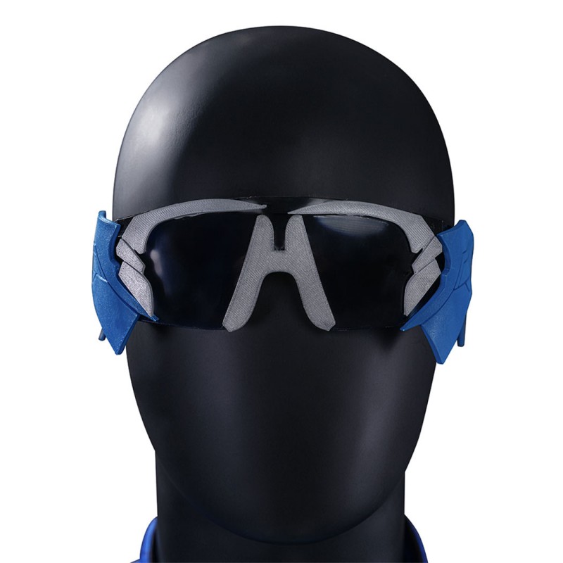 The Boys A-Train Cosplay Costume Superhero Suit Blue Premium Halloween Outfit