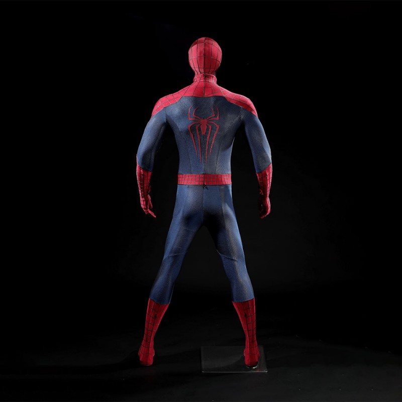 The Amazing Spider-Man 2 Andrew Garfield Peter Parker Cosplay Costume Lycra Suit for Halloween