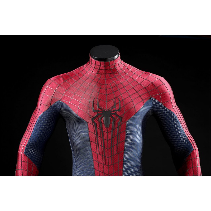 The Amazing Spider-Man 2 Andrew Garfield Peter Parker Cosplay Costume Lycra Suit for Halloween