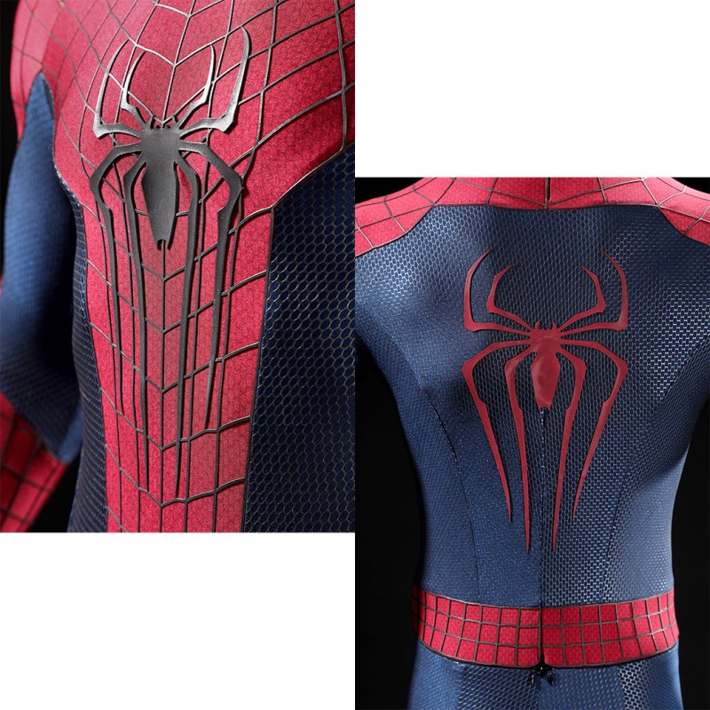 The Amazing Spider-Man 2 Andrew Garfield Peter Parker Cosplay Costume Lycra Suit for Halloween