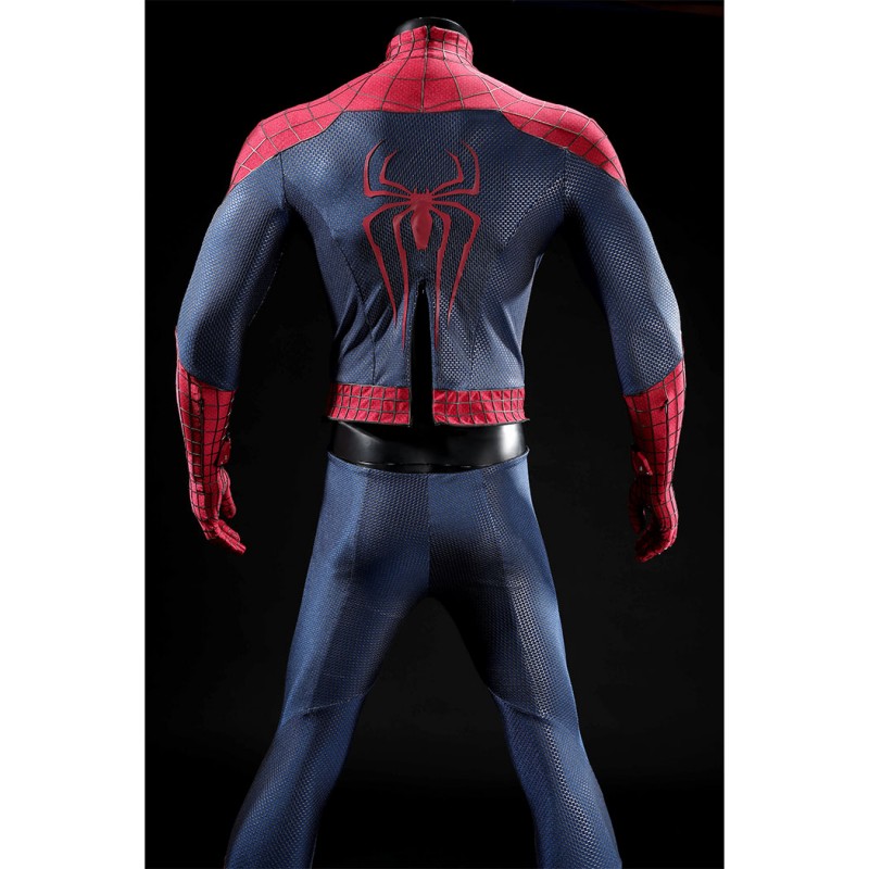 The Amazing Spider-Man 2 Andrew Garfield Peter Parker Cosplay Costume Lycra Suit for Halloween