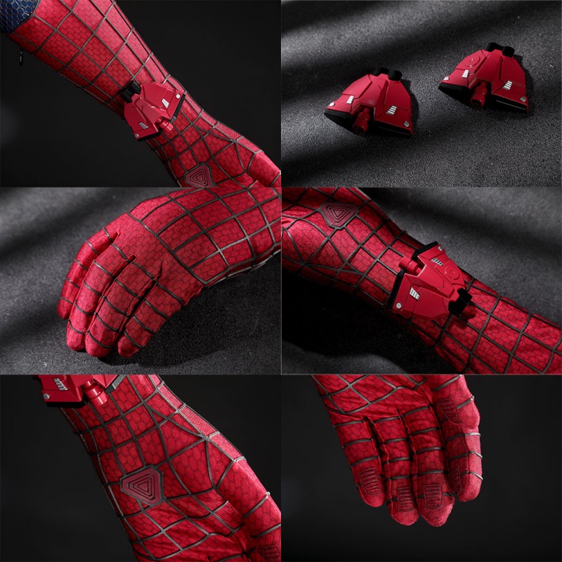 The Amazing Spider-Man 2 Andrew Garfield Peter Parker Cosplay Costume Lycra Suit for Halloween