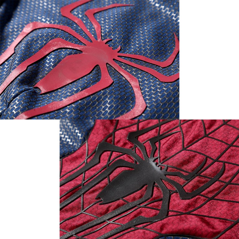 The Amazing Spider-Man 2 Andrew Garfield Peter Parker Cosplay Costume Lycra Suit for Halloween