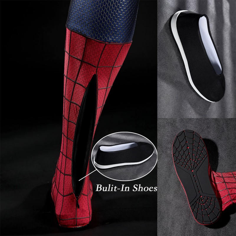 The Amazing Spider-Man 2 Andrew Garfield Peter Parker Cosplay Costume Lycra Suit for Halloween