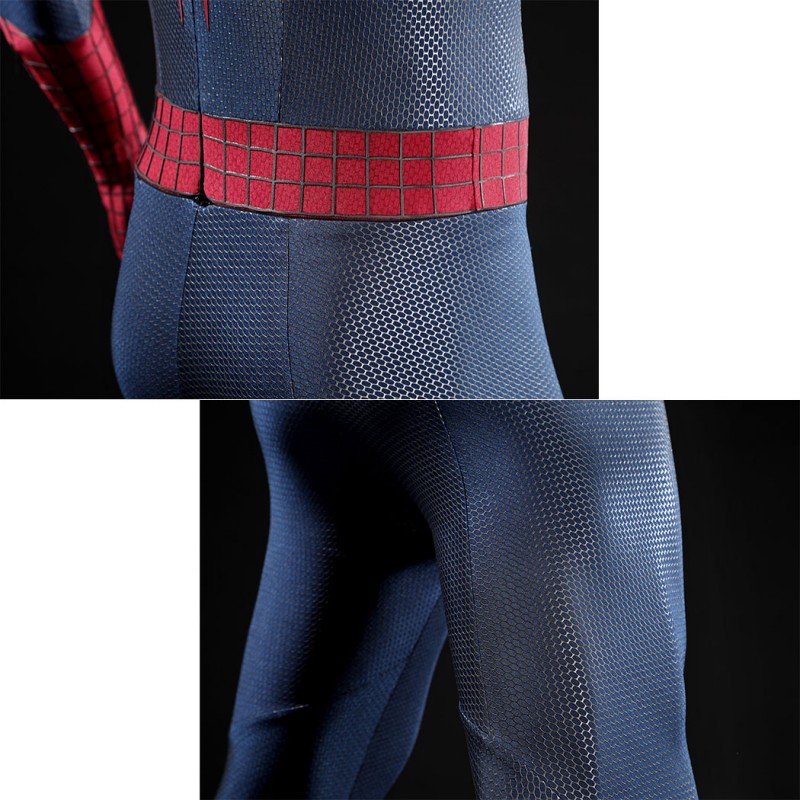 The Amazing Spider-Man 2 Andrew Garfield Peter Parker Cosplay Costume Lycra Suit for Halloween
