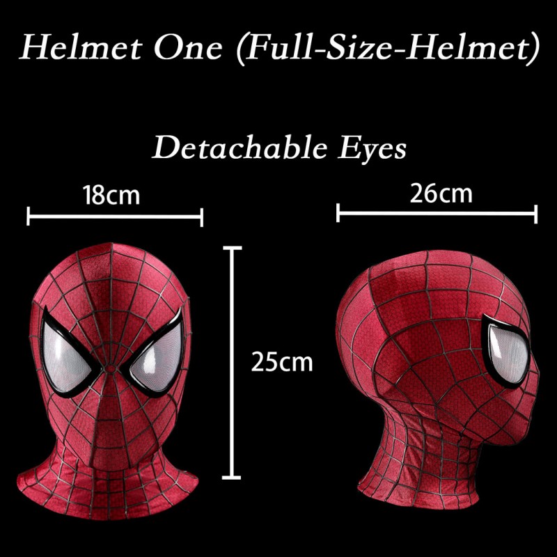 The Amazing Spider-Man 2 Andrew Garfield Peter Parker Cosplay Costume Lycra Suit for Halloween