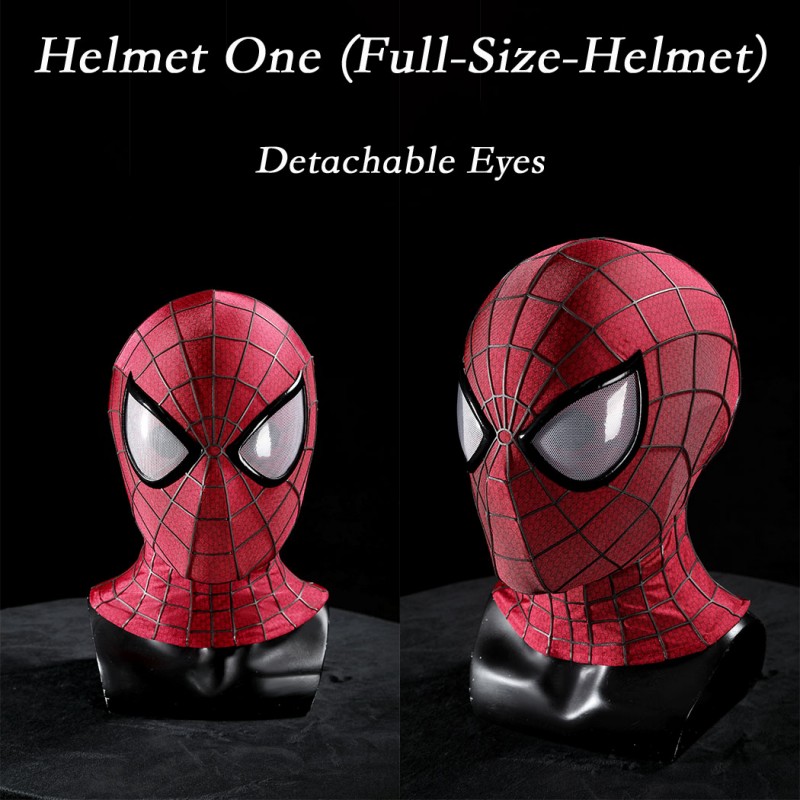 The Amazing Spider-Man 2 Andrew Garfield Peter Parker Cosplay Costume Lycra Suit for Halloween