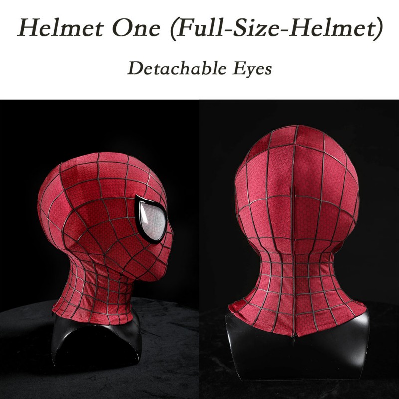 The Amazing Spider-Man 2 Andrew Garfield Peter Parker Cosplay Costume Lycra Suit for Halloween