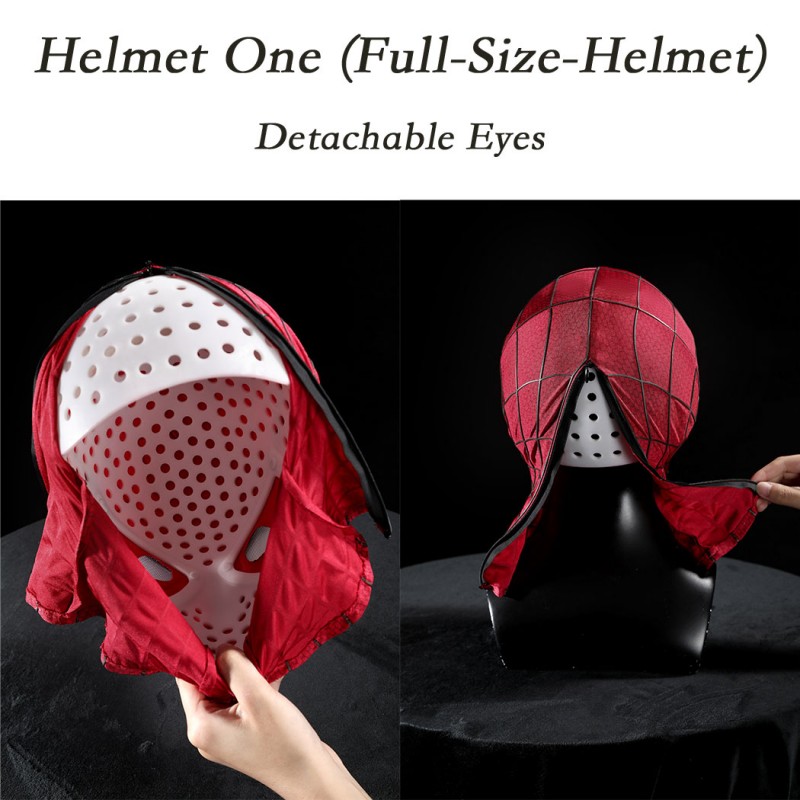 The Amazing Spider-Man 2 Andrew Garfield Peter Parker Cosplay Costume Lycra Suit for Halloween