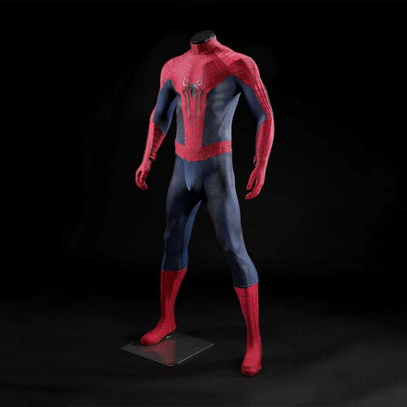 The Amazing Spider-Man 2 Andrew Garfield Peter Parker Cosplay Costume Lycra Suit for Halloween