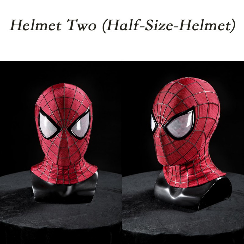 The Amazing Spider-Man 2 Andrew Garfield Peter Parker Cosplay Costume Lycra Suit for Halloween
