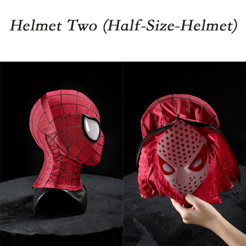 The Amazing Spider-Man 2 Andrew Garfield Peter Parker Cosplay Costume Lycra Suit for Halloween