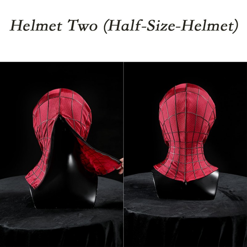 The Amazing Spider-Man 2 Andrew Garfield Peter Parker Cosplay Costume Lycra Suit for Halloween