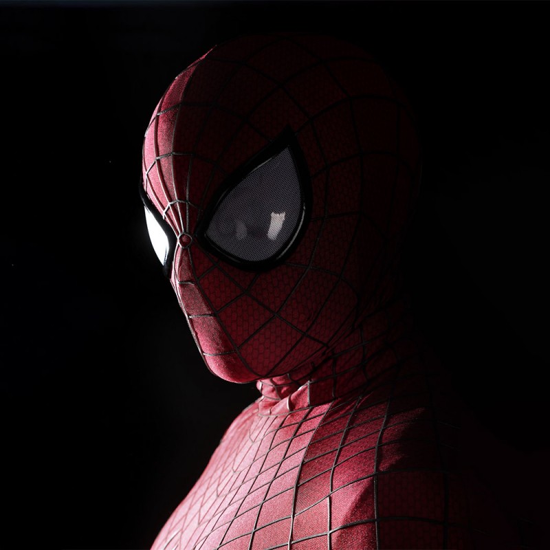 The Amazing Spider-Man 2 Andrew Garfield Peter Parker Cosplay Costume Lycra Suit for Halloween