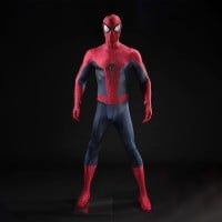 The Amazing Spider-Man 2 Andrew Garfield Peter Parker Cosplay Costume Lycra Suit for Halloween