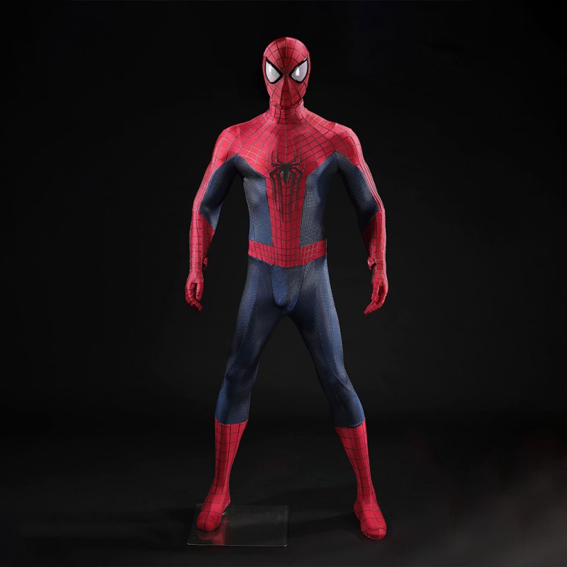 The Amazing Spider-Man 2 Andrew Garfield Peter Parker Cosplay Costume Lycra Suit for Halloween