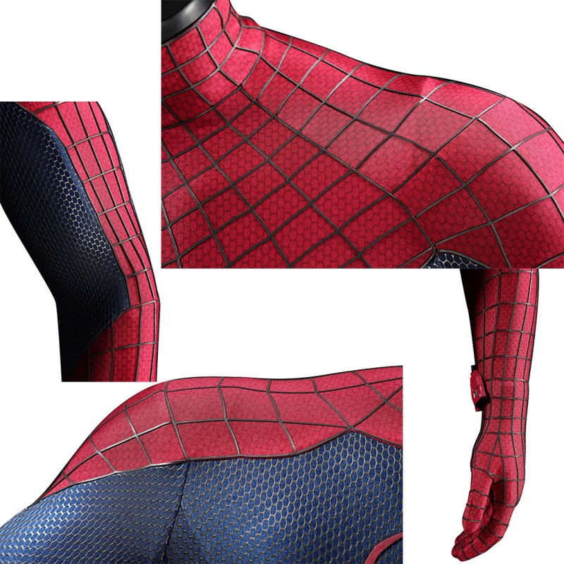 The Amazing Spider-Man 2 Cosplay Costume Peter Parker Suit Superhero Halloween Outfit