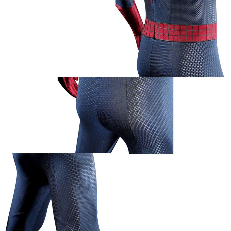 The Amazing Spider-Man 2 Cosplay Costume Peter Parker Suit Superhero Halloween Outfit