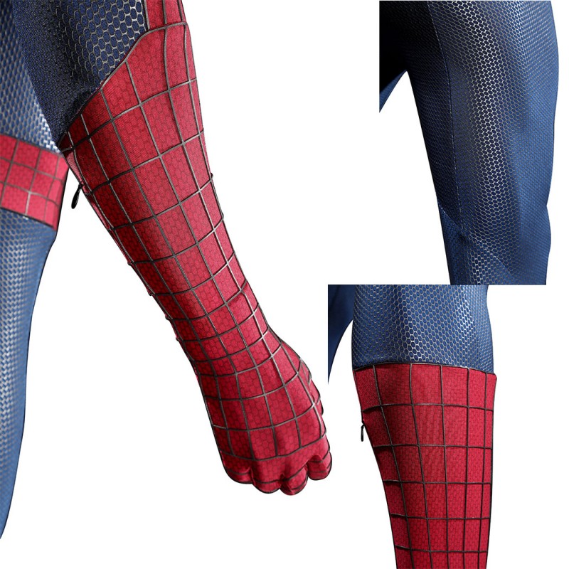 The Amazing Spider-Man 2 Cosplay Costume Peter Parker Suit Superhero Halloween Outfit