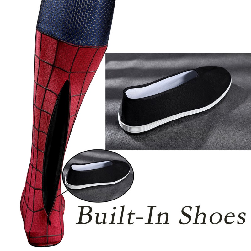 The Amazing Spider-Man 2 Cosplay Costume Peter Parker Suit Superhero Halloween Outfit